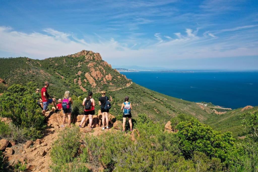 Dans Un Cadre D'Exception, Vue Mer Panoramique A Agay Cote D'Azur, Village Vacances Cap Esterel, T2 Avec Jardin, Golf, Climatisation, Wifi, 5 Piscines Saint-Raphaël Exterior foto